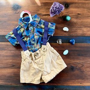 🔴5 for $25 🔴 Cat & Jack 3 Piece set w/ Suspenders